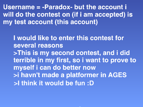 Platformer Contest Info and Signups remix