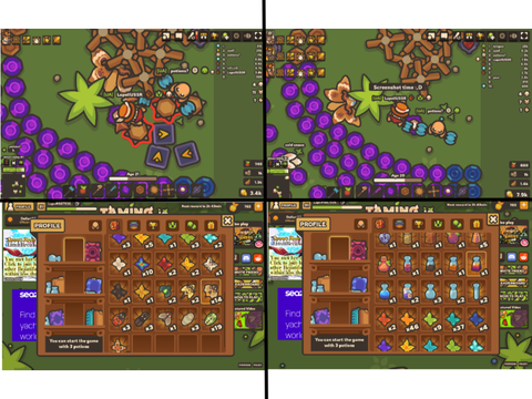 Me and fishy in taming.io + Potions & bugs