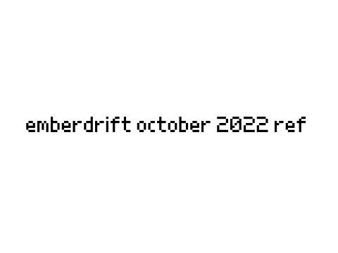 official emberdrift ref - tfcrp - october 2022