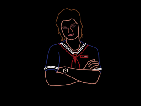 -Steve Harrington Pen Art-