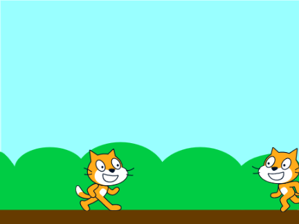 it's a cat punch cat world