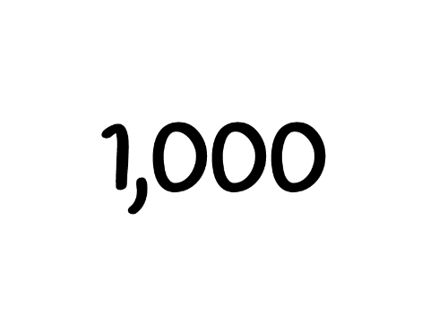 1,000