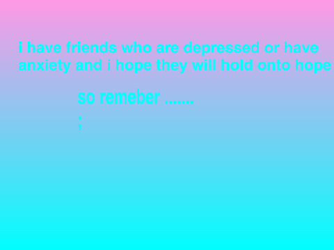 ~If you are sad ~