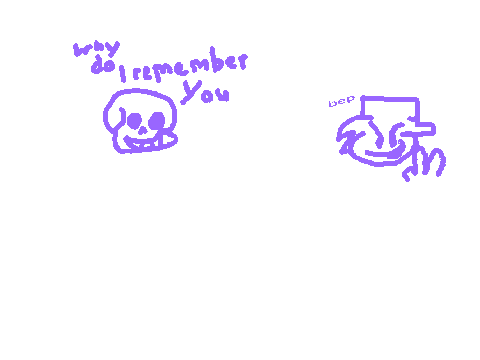 scrapped drawing for soni's sans mod