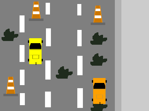 Car racing game