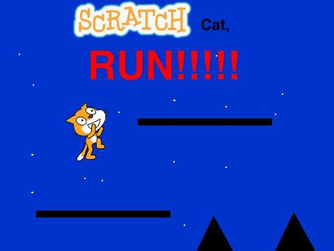 Scratch cat, RUN!