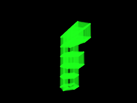 3D Test, But with Filled Cubes