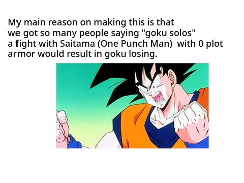 Why Saitama could beat Goku