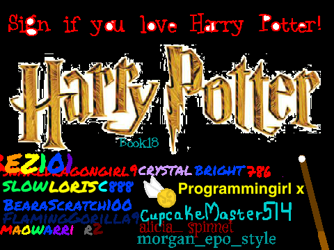 Sign If You Love Harry Potter! (remix)