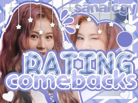 ♡︎ ꒰ ⇘ rating 2022 comebacks ꒱꒱