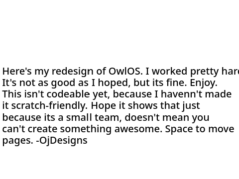 OwlOS Redesign