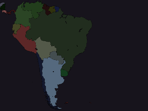 Map Of South America