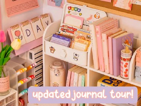Ꮺ ⋮ updated journal tour! new style reveal :0ɞ