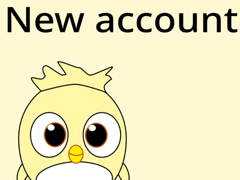 New account