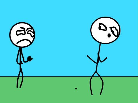 Angry Stickman, Stickman Atom, and Confused Stickman
