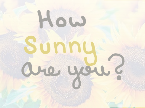 How 'Sunny' are YOU? remix