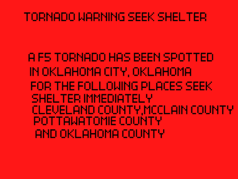 tornado warning