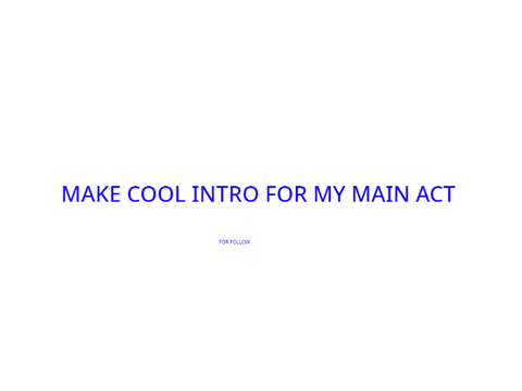 INTRO CONTEST 