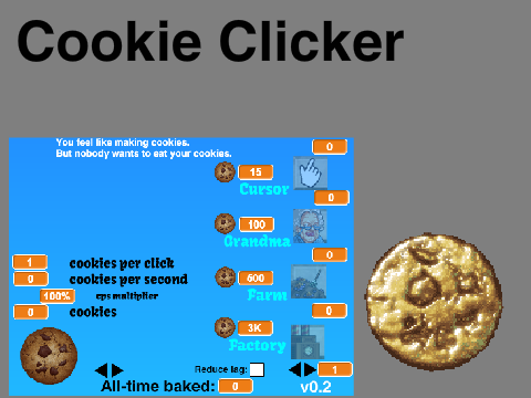 Cookie Clicker v0.2