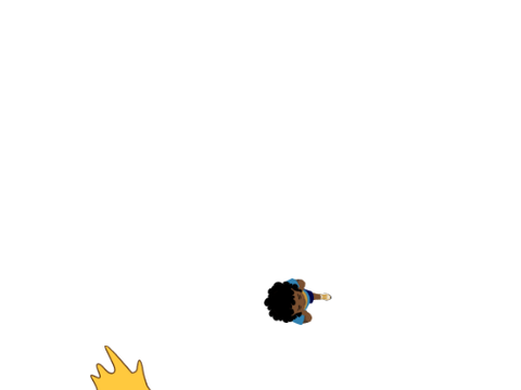 Run from the monster!