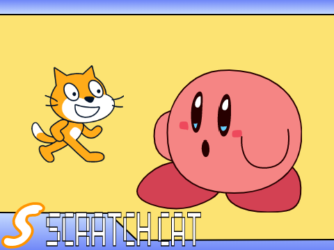 Kirby Inhales Scratchers! but its not closed