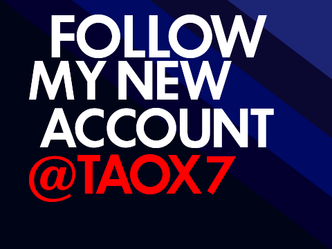 Follow my new account