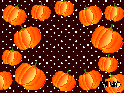 ◤ Happy Halloween in the pumpkin field 