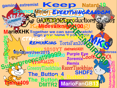 Sign here if you don't want Scratch to get removed! remix