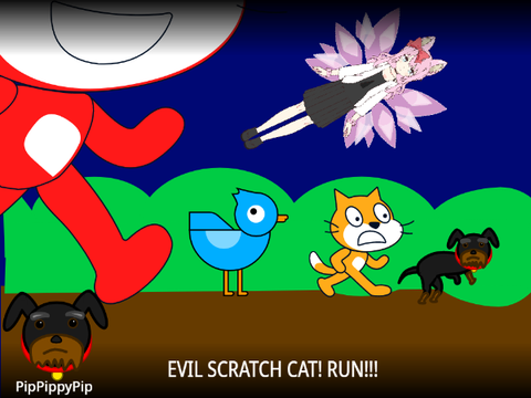 EVIL SCRATCH CAT! RUN!!! remix