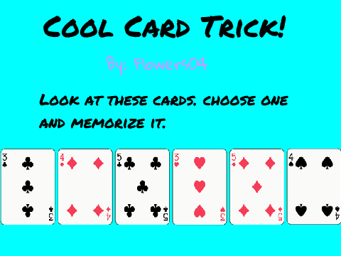 Cool Card Trick!