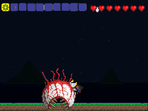 Terraria Boss Fights: Eye Of Cthulhu