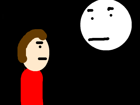 moon and me.