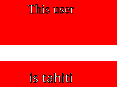 This user is in tahiti