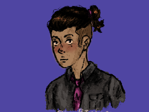 drawing of gabe for @skyfire-egam