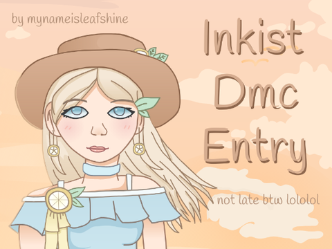 my first digital piece in like a month (inkist dmce)