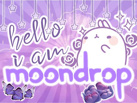 i'm moondrop /ᐠ - ˕ -マ Ⳋ