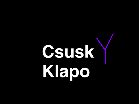 Csusky Klapo Robot logo 4000 