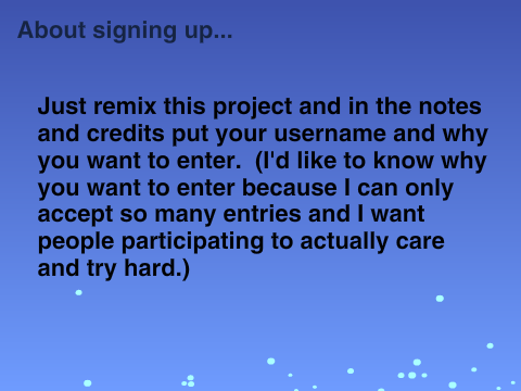 Platformer Contest Info and Signups remix