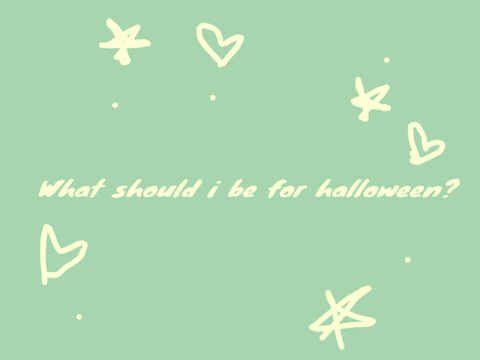Help me! . .       Halloween ideas*