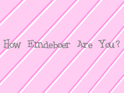 How Emdeboer Are You?