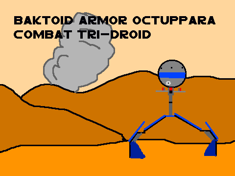 Baktoid Armor Octuppara Combat Tri-Droid