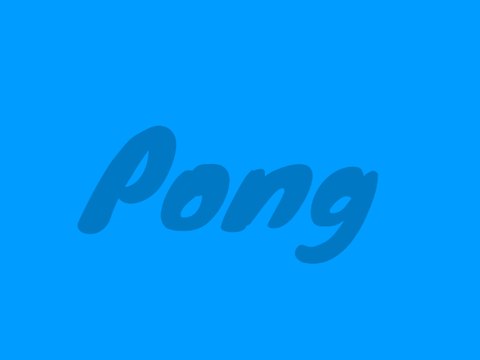 Pong (my version)