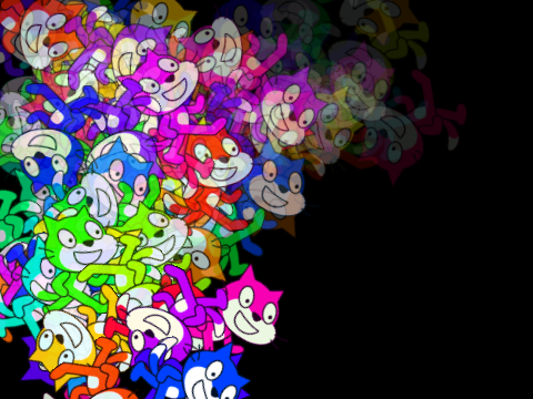 infinite swirling mass of cats