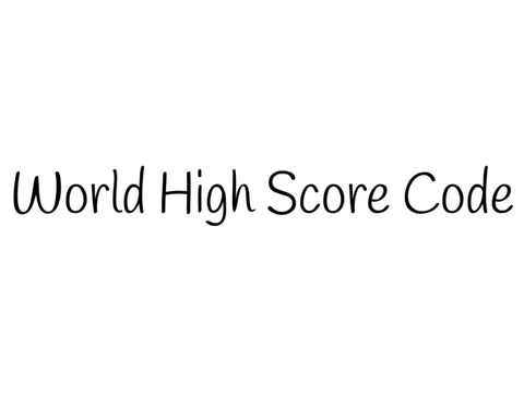 World High Score code