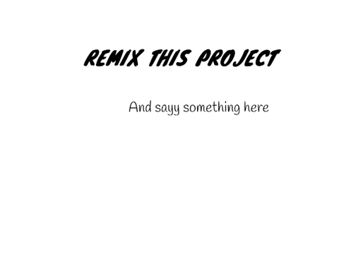 Let's start a remix chain!