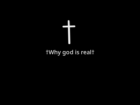 Proof there is a god