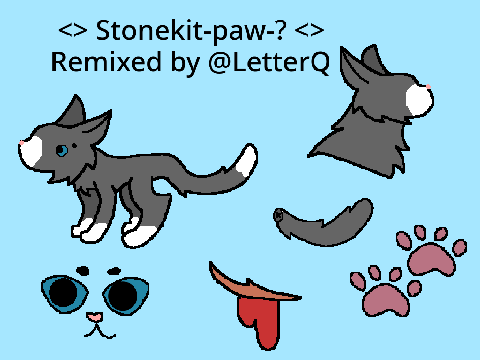 Ref sheet for Stonekit (remix)