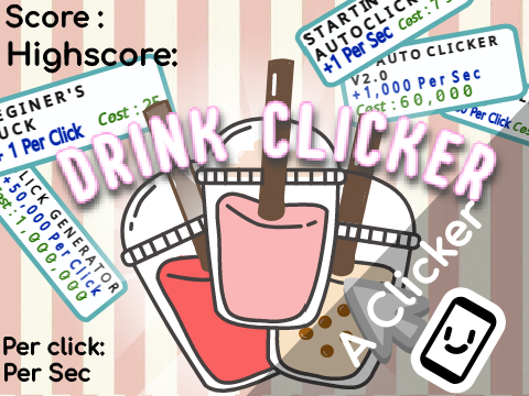 ♡ Drink Clicker ♡ #games #music #Art