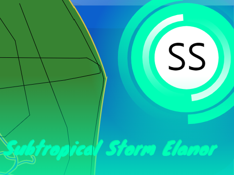 Track of Subtropical Storm Elanor (HYPOTHETICAL)
