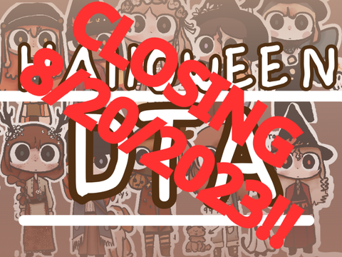 ☕︎ CLOSED! Halloween DTA!!  ͟͟͞͞--